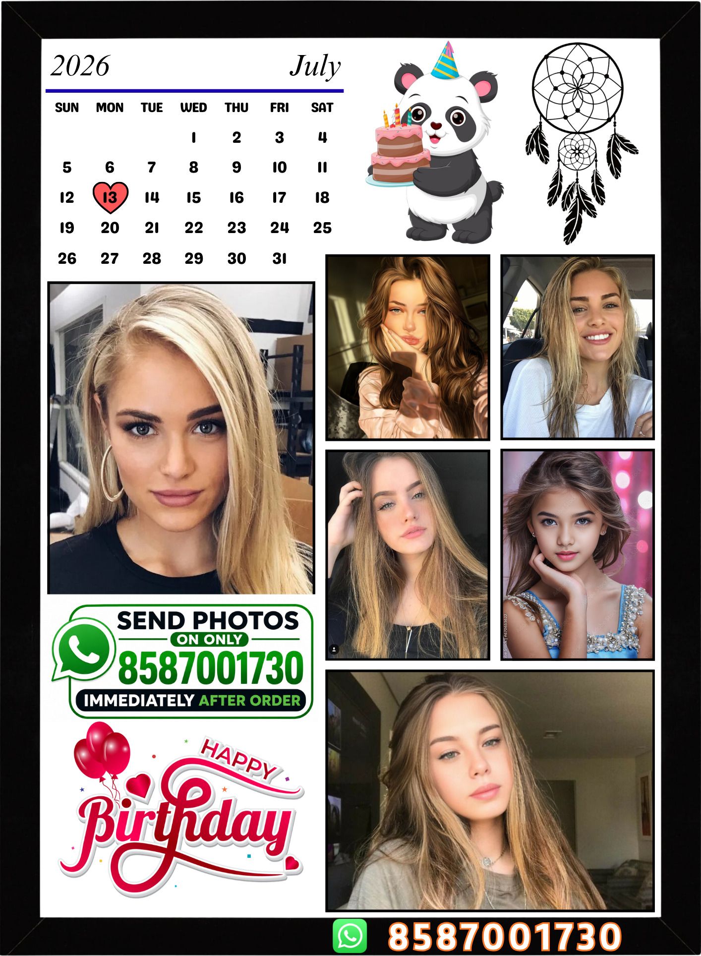 Personalized Birthday Photo Frame 10