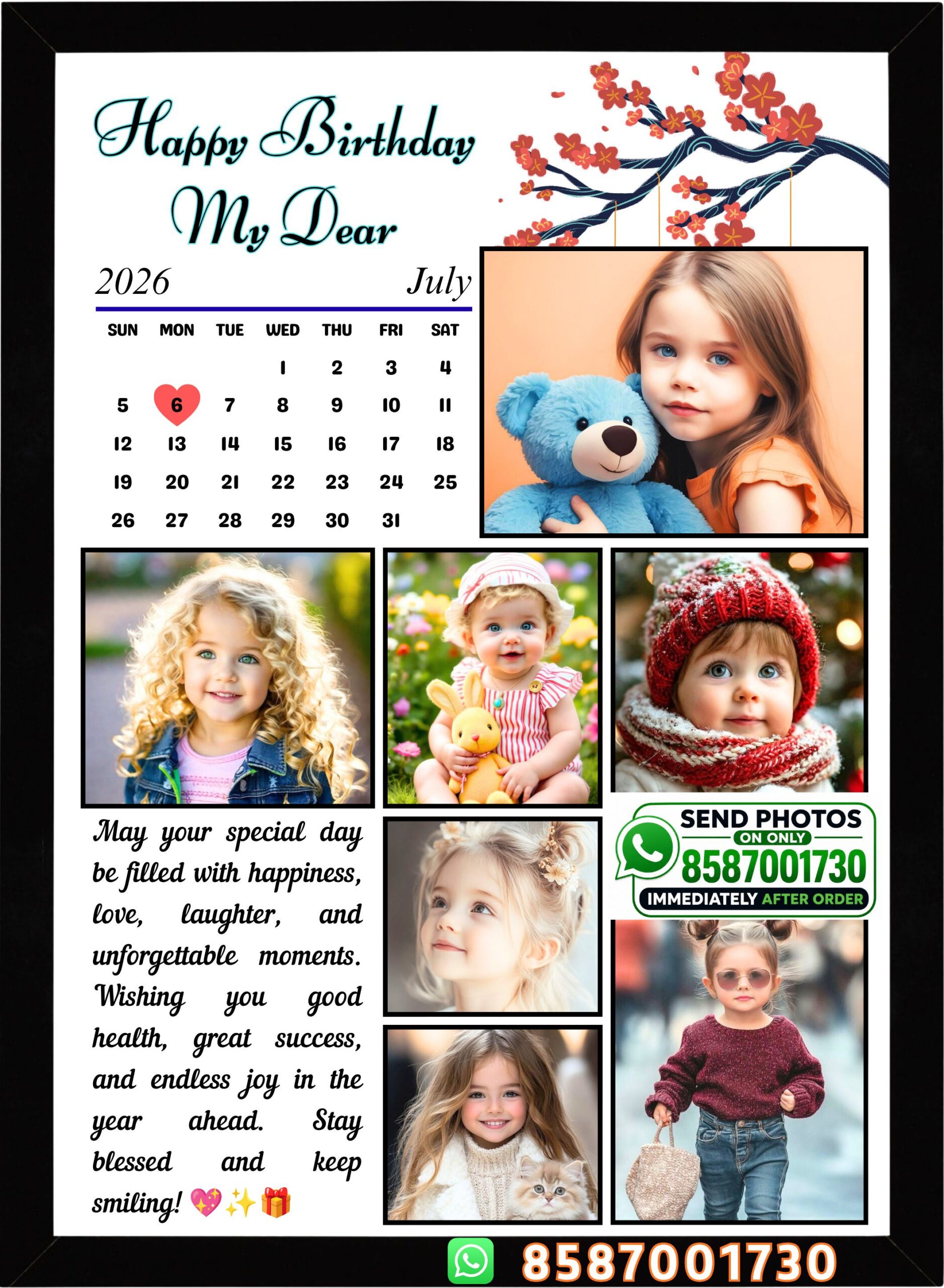 Personalized Birthday Photo Frame 04