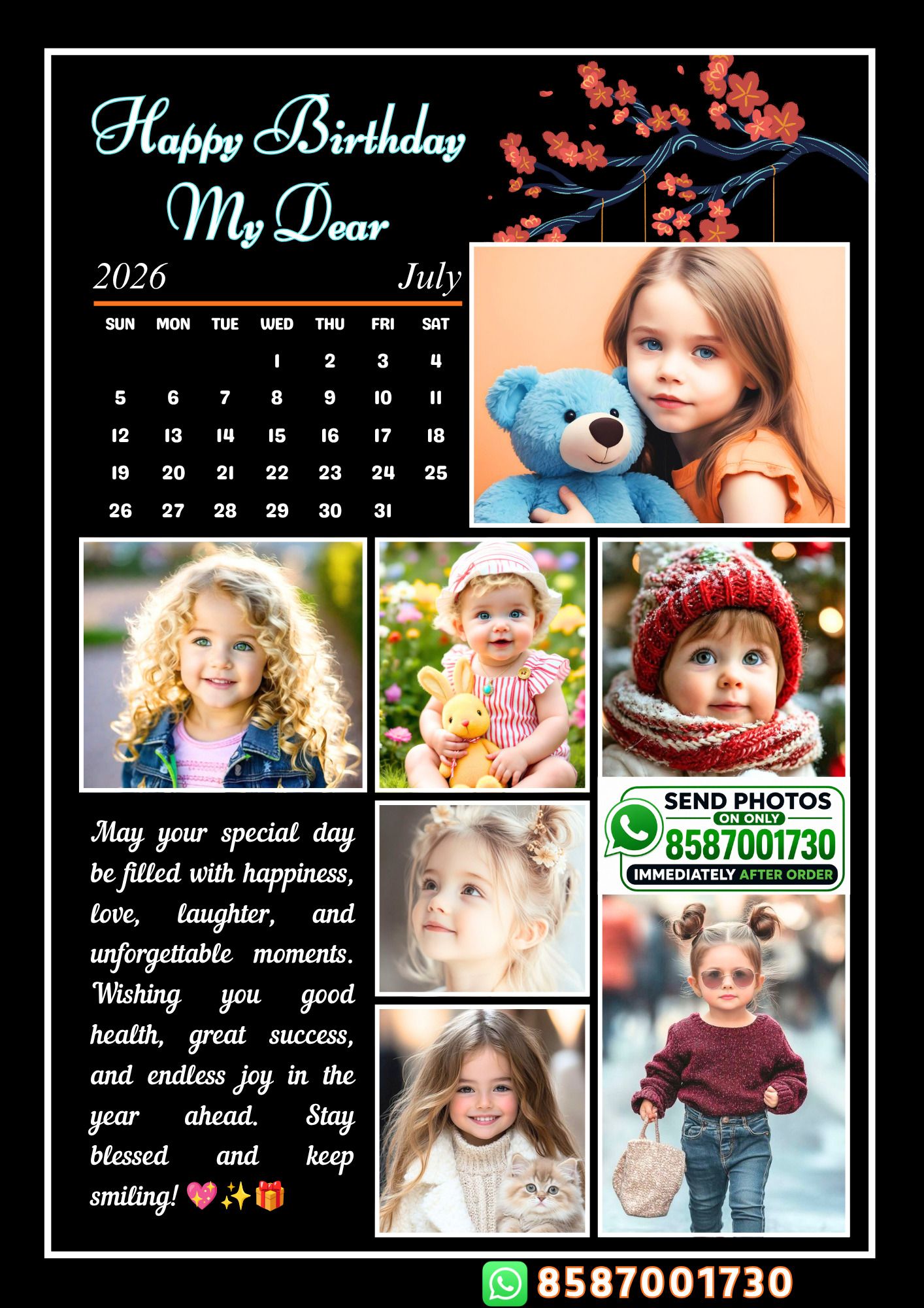 Personalized Birthday Photo Frame 03