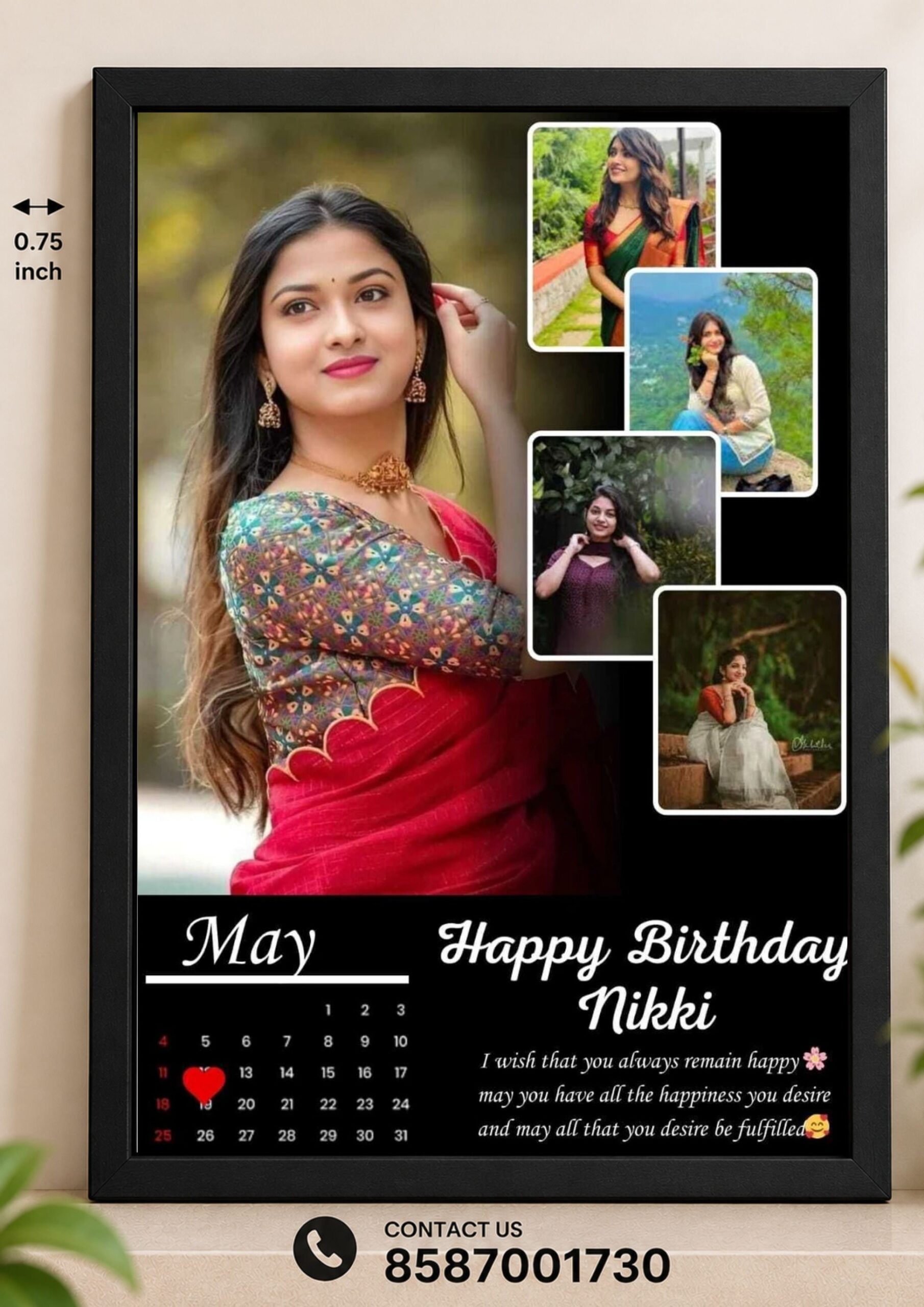 Personalized Birthday Photo Frame 02